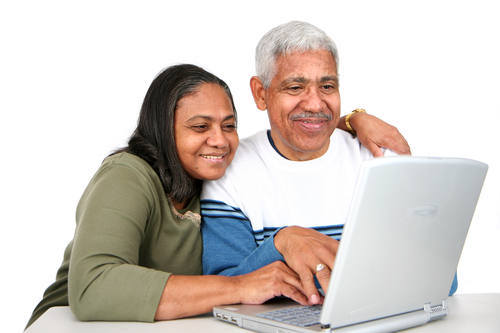 Seniors On Computer Seniors On Computer